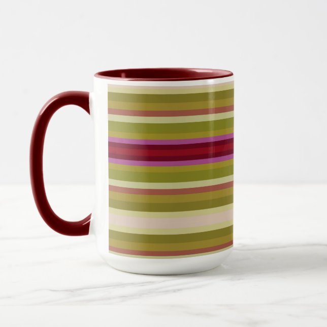 Moderne, fette Streifen Tasse (Links)