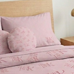 Moderne Fette Think Pink Freak-Typografie Kissenbezug
