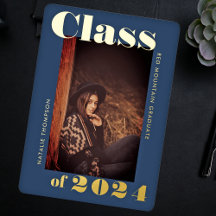 Moderne fette Typografie 2024 Graduation Party Nav