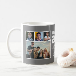 Moderne, fette Typografie 4 Abschluss FotoCollage Kaffeetasse