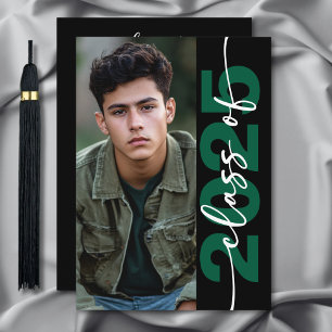 Moderne fette Typografie-Grad-Ankündigung Einladung