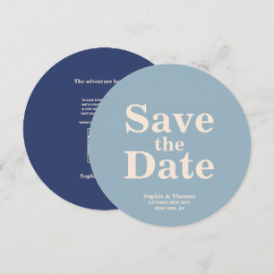 Moderne fette Typografie Hochzeit – Termin vormerk Save The Date