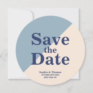 Moderne fette Typografie Hochzeit Termin vormerken Save The Date