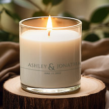 Moderne fette und Minimalistische Hochzeit