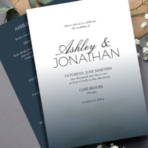 Moderne, fette und Minimalistische Hochzeitsnacht Einladung
