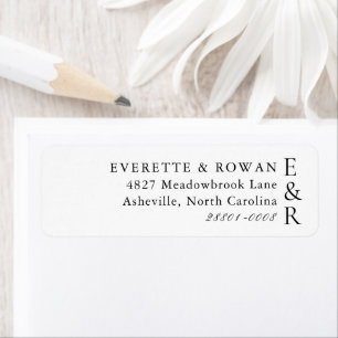 Moderne, fettgedruckte, minimalistische Monogramm-