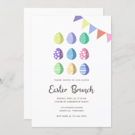 Moderne Fiesta Ostereier Einladung