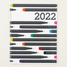 Moderne Fineline Pens Musterkünstlerjahr