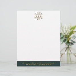 Moderne Firmenlogo-Branding für Unternehmen Briefbogen