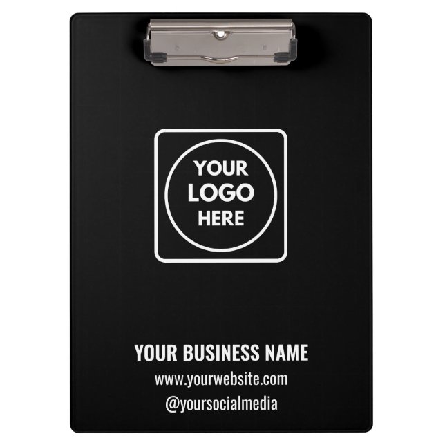 Moderne Firmenlogo-Marken Pro-Clipboards Klemmbrett (Vorderseite)