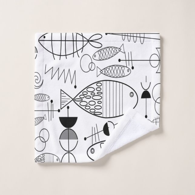 Moderne Fischkunst des Mittelalters Waschlappen (Waschlappen)