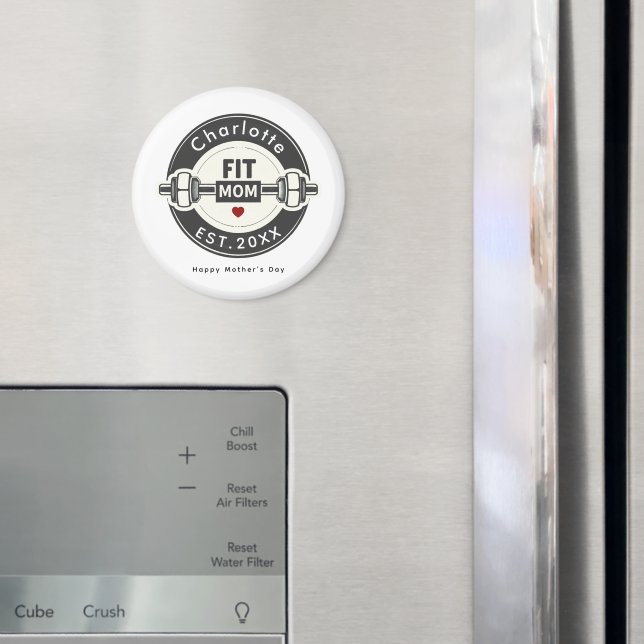 Moderne Fit Mutter Muttertag Kühlschrankmagnet Magnet (In Situ (Kühlschrank))