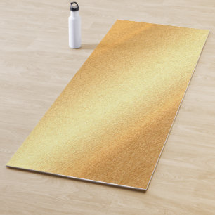 Moderne Fitness mit Gold Look Yogamatte