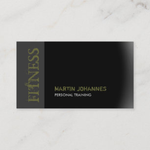 Moderne Fitness Personal Training Business Card Visitenkarte