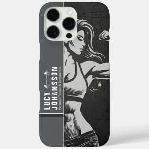Moderne Fitness Trainer Bodybuilding Gym Instructo iPhone 16 Pro Max Hülle