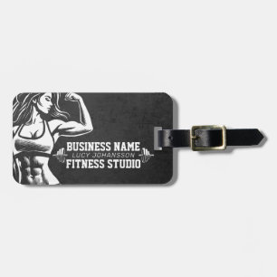 Moderne Fitness Trainer Bodybuilding Gym Instructo Gepäckanhänger