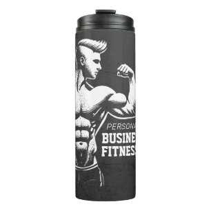 Moderne Fitness Trainer Bodybuilding Gym Instructo Thermosbecher