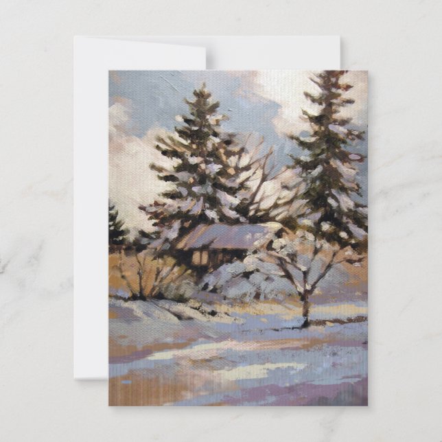 Moderne flache Note Card Dankeskarte (Vorderseite)