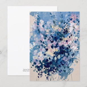 Moderne flache Note Card Feiertagskarte