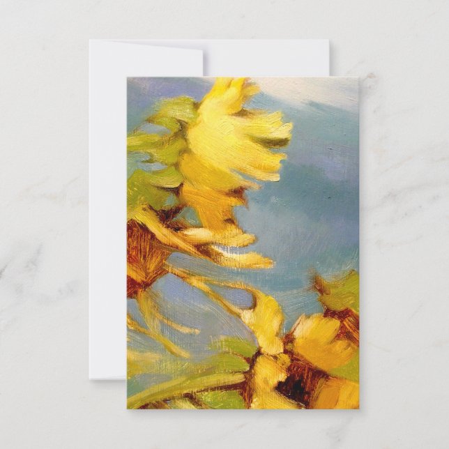 Moderne flache Note Card Karte (Vorderseite)