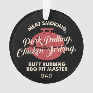 Moderne Fleischrauchen GRILLEN Pit Master Vater Ornament