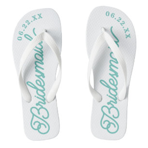 Moderne Flip Flops für kundenspezifische Brautpart