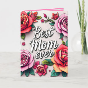 Moderne floral luxuriöse Geschenksammlung Karte