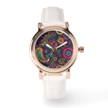 Moderne Floral Paisley eWatch Uhren