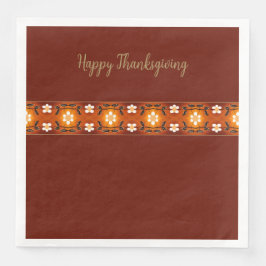 Moderne florale Akzentuierung Serviette