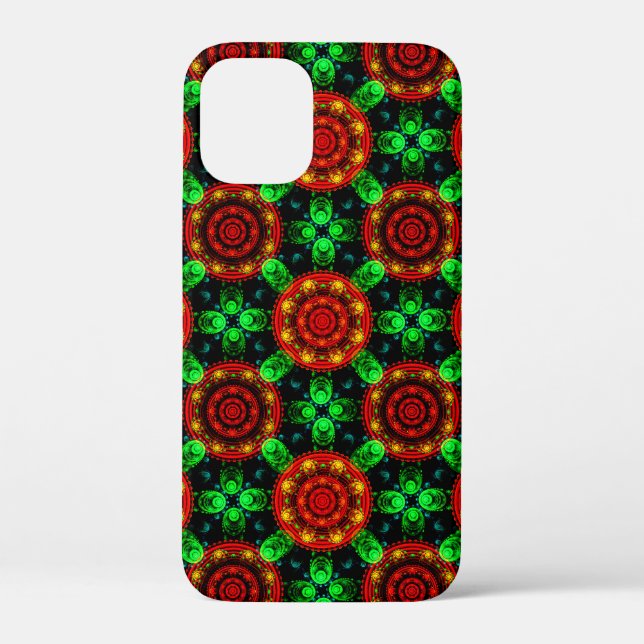 Moderne florale Boho-elegante abstrakte Muster #50 Case-Mate iPhone Hülle (Rückseite)