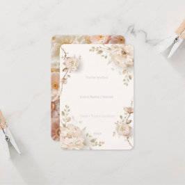 Moderne Florale Einladungskarte Elegante Botanisch Einladung