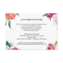 Moderne florale Hochzeitkarte