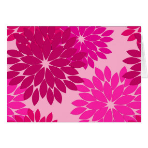 Moderne Florale Kimono-Drucke, Rosa, Fuchsia und W