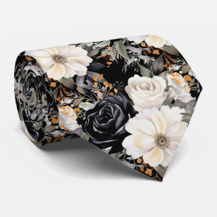 Moderne Florale Krawatte Formelle Anlässe