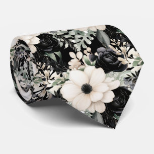 Moderne Florale Krawatte Formelle Anlässe
