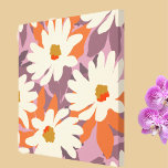 Moderne florale künstlerische Daisies Natur Wohnge Leinwanddruck<br><div class="desc">Moderne,  abstrakte,  farbenfrohe Blumen mit Pastellfarben,  Weißtönen und Rosa Hintergrund Große Weise,  um der Wohngestaltung einen farbenfrohen Pop zu verleihen</div>