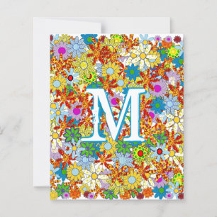 Moderne florale Muster Bright Colors