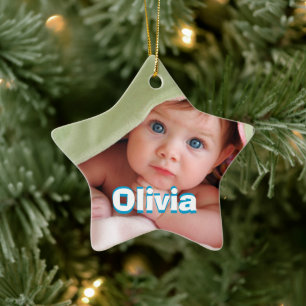 Moderne florale Muster Bright Colors Keramik Ornament