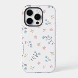 Moderne florale nahtlose Muster iPhone 16 Pro Hülle