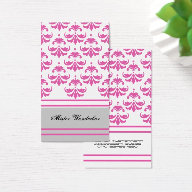 Moderne florale, rosafarbene Great Dane Businessca (Schreibtisch)