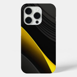 Moderne flüssige Swirl Square Mustard Yellow Tones Case-Mate iPhone Hülle