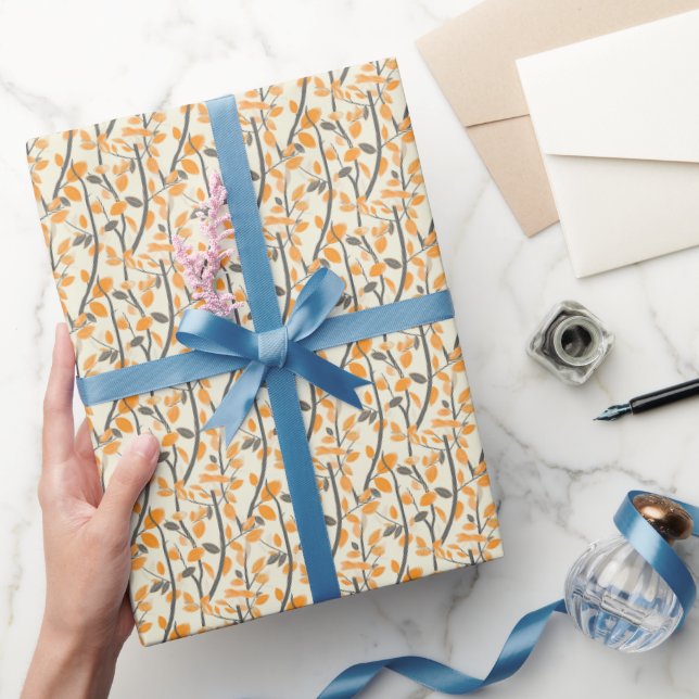 Moderne Foliage Grace: Geschenkpapier (Schenken)