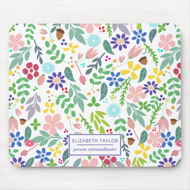 Moderne Foliine Mousepad (Vorne)