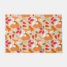 Moderne Folkfüchse Fußmatte