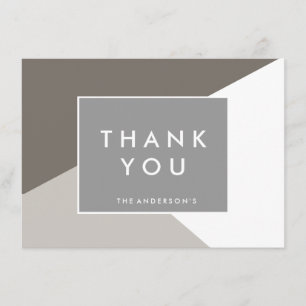 Moderne Form Dankeschön-Karten   DANKESKARTEN Einladung