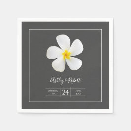 Moderne formale Klassik, weiß auf dunkelgrau, Hoch Serviette