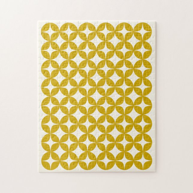 Moderne Formen aus dem Mittelalter in Mustard Yell Puzzle (Vertikal)