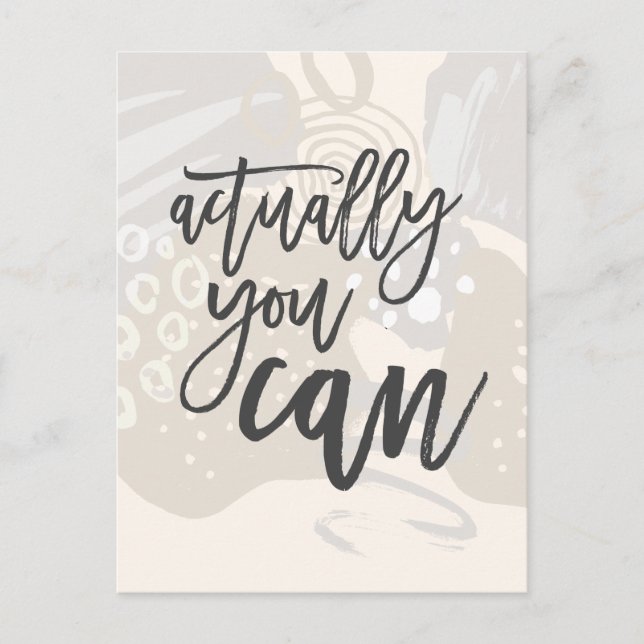 Moderne Formen, die man eigentlich positiv bewerte Postkarte (Vorderseite)