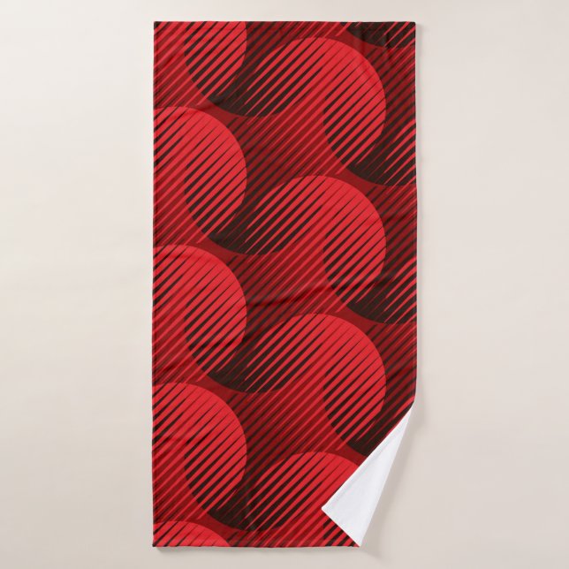 Moderne Formen geometrisch, nahtlos Badehandtuch (Badehandtuch)