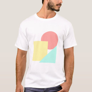 Moderne Formen mit Kreis, Quadrat und Dreieck T-Shirt
